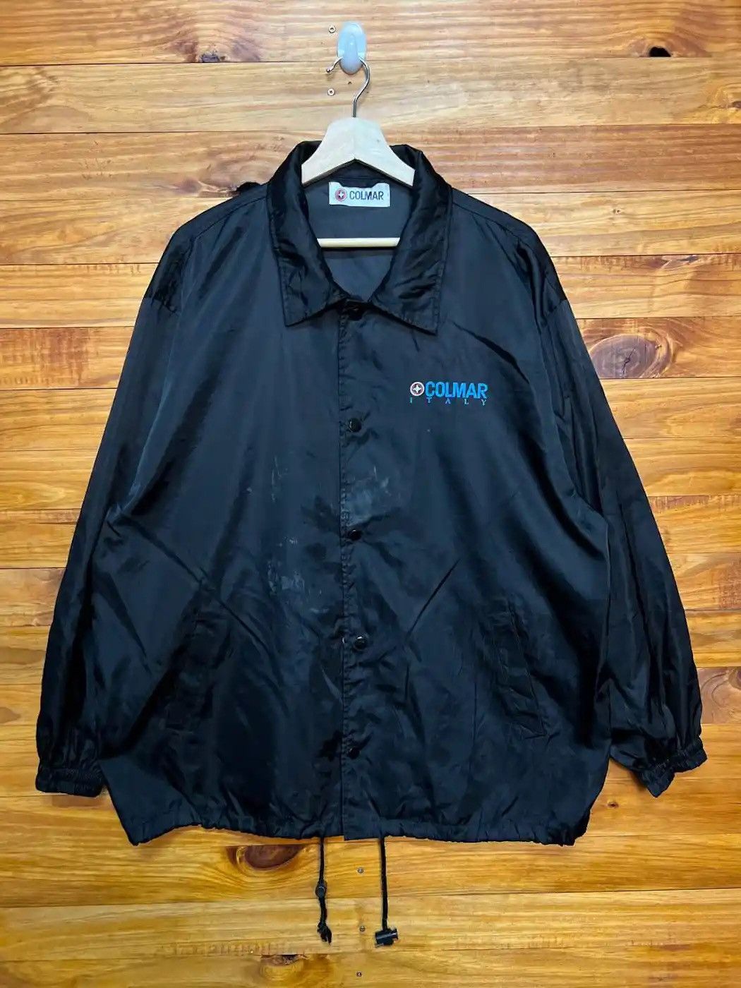 Colmar Vintage Colmar Italy Army Nylon Coach Jacket Size US L / EU 52-54 / 3 - 2 Thumbnail