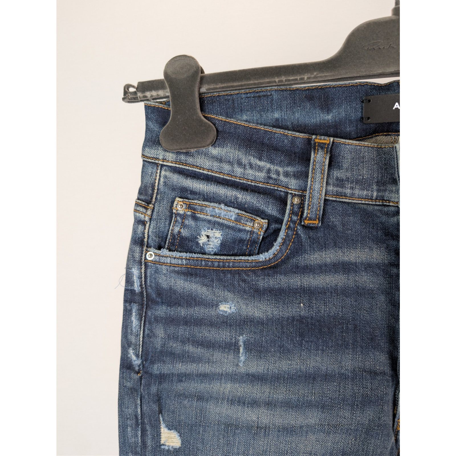 Amiri o1rshd1 Q:2 / Bandana MX1 Denim Jeans in Deep Classic Size US 30 / EU 46 - 6 Thumbnail