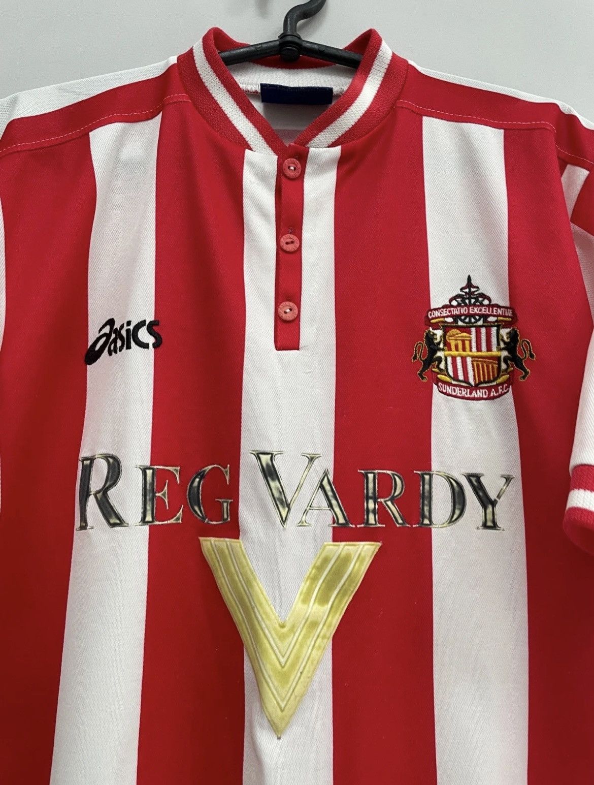 Asics Sunderland 1999/2000 Home Football Shirt Soccer Jersey Asics Size US M / EU 48-50 / 2 - 3 Thumbnail
