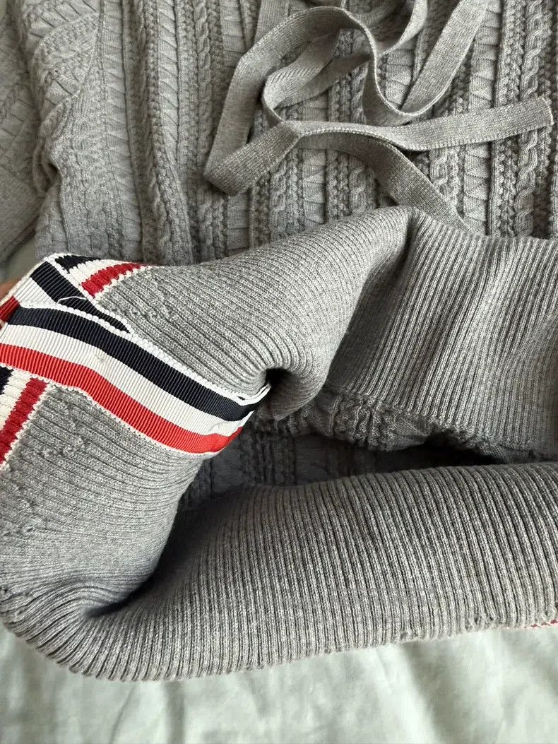 Thom Browne Thom Browne Gray Knit Short Sleeve Polo Shirt Size XS / US 0-2 / IT 36-38 - 6 Thumbnail