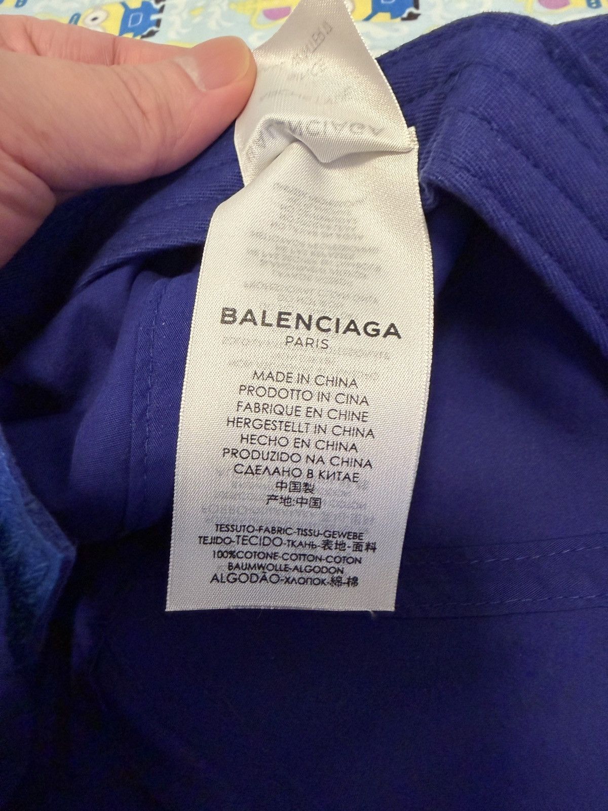Balenciaga 🔴 Balenciaga Political Campaign Cap Hat - Archetype Blue Size ONE SIZE - 9 Thumbnail