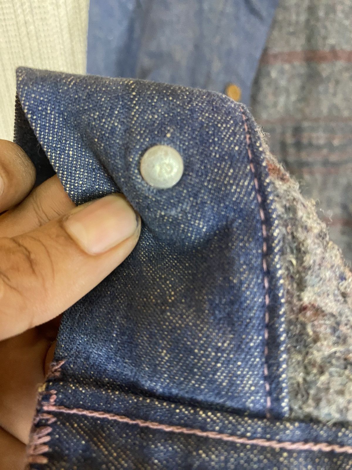 Vintage × Wrangler Vintage 70s wrangler chore jacket inside blanket Size US L / EU 52-54 / 3 - 10 Thumbnail