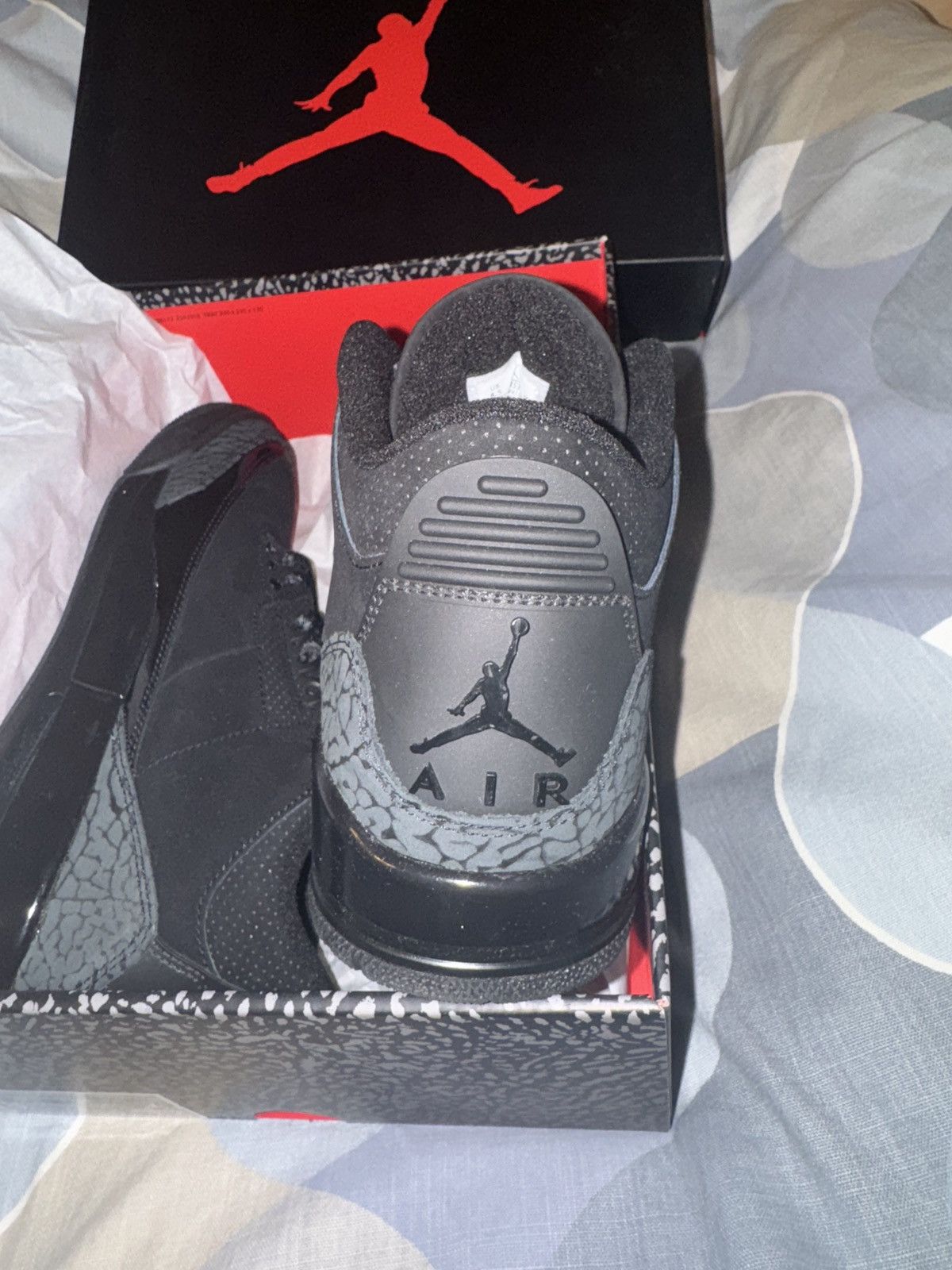 Jordan Brand Jordan 3 black cat Size US 8.5 / EU 41-42 - 2 Thumbnail