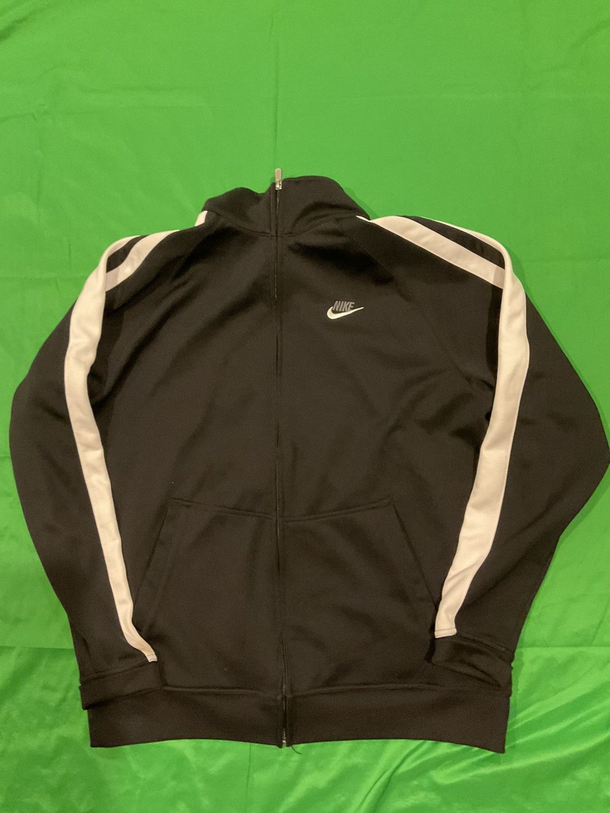 Nike × Vintage Vintage Nike track zip up Size US XL / EU 56 / 4 - 1 Thumbnail