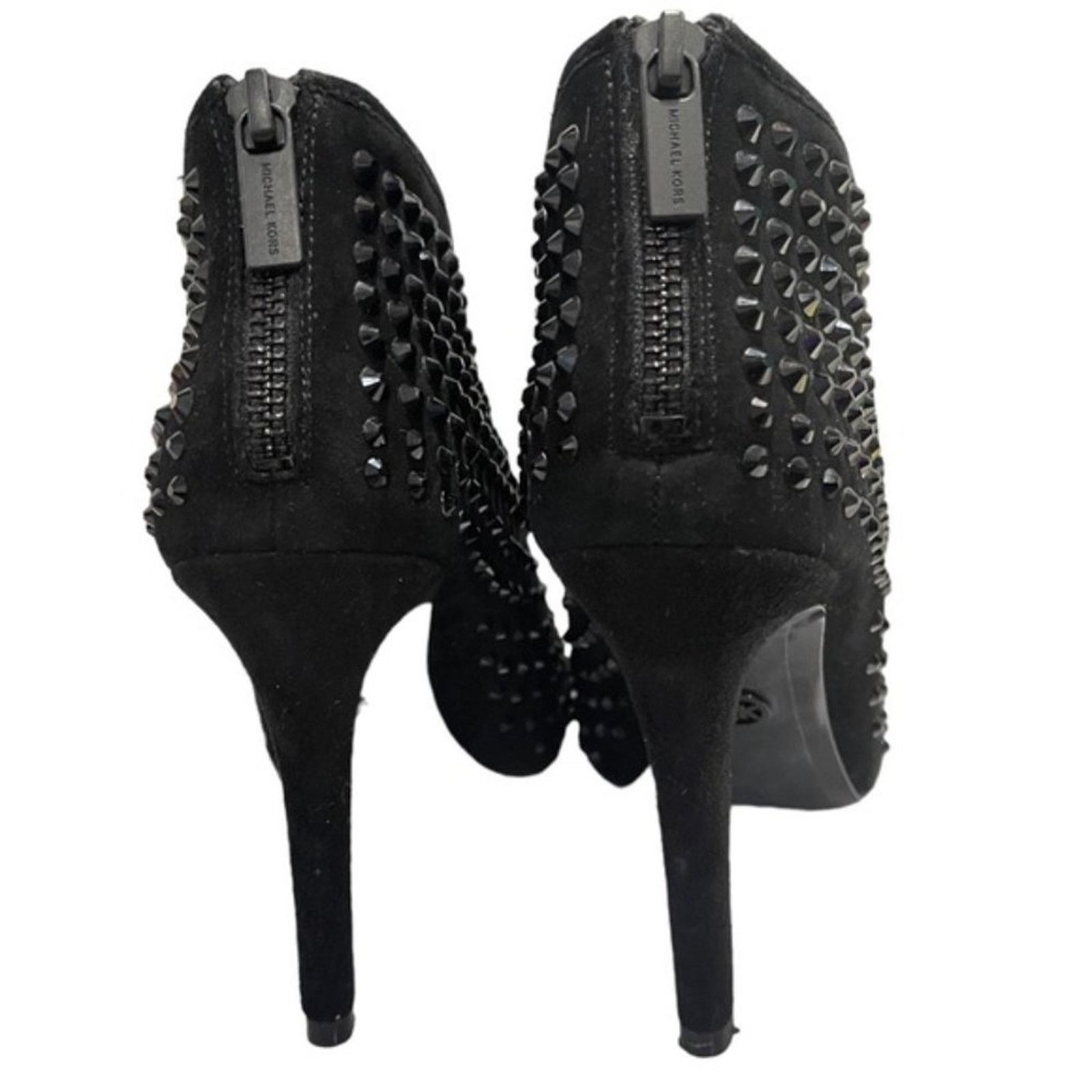 Michael Kors MICHAEL KORS Black Dani Crystal Embellished Bootie Sz 7 Size US 7 / IT 37 - 5 Thumbnail