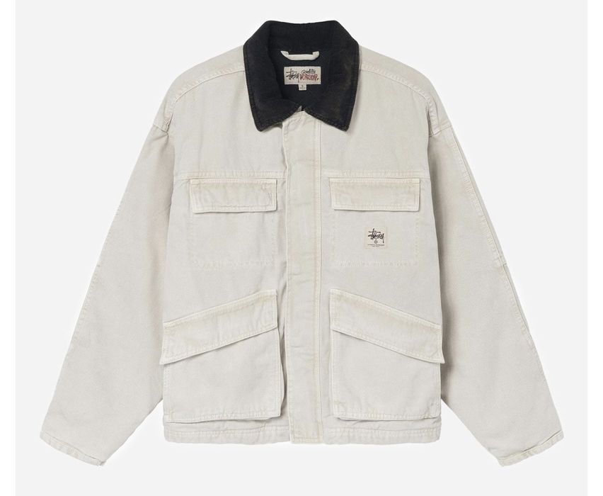 Stussy Stussy Washed canvas shop jacket | Grailed