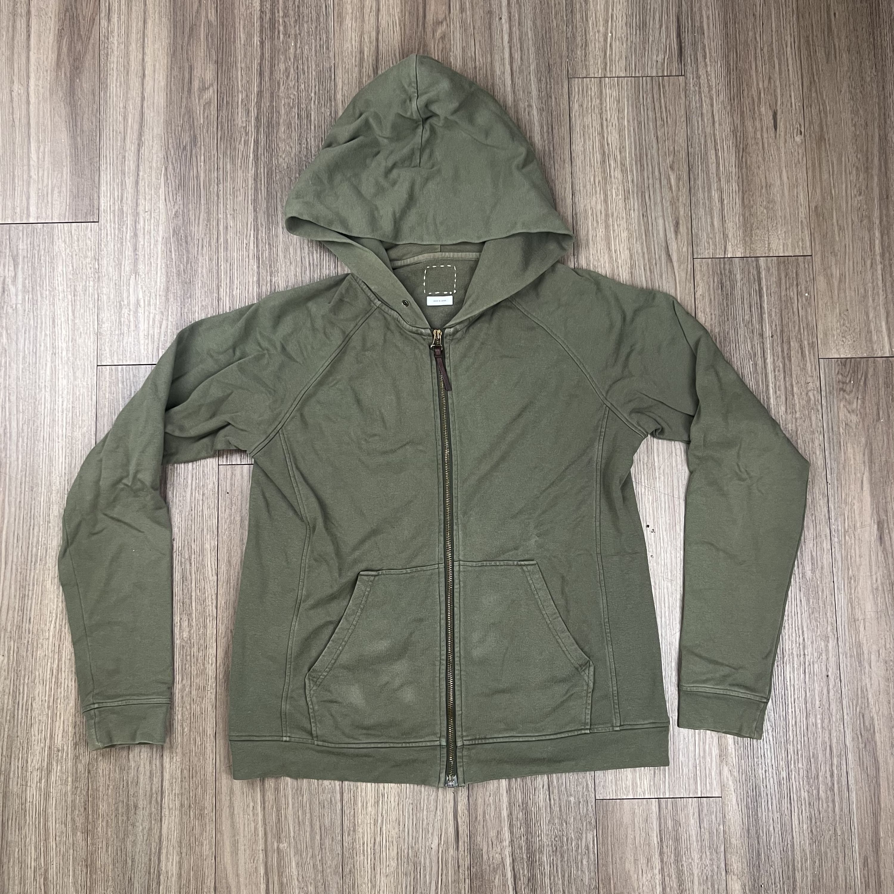 Visvim Visvim Olive Blue Luxsic Zip Hoodie Size US M / EU 48-50 / 2 - 1 Thumbnail