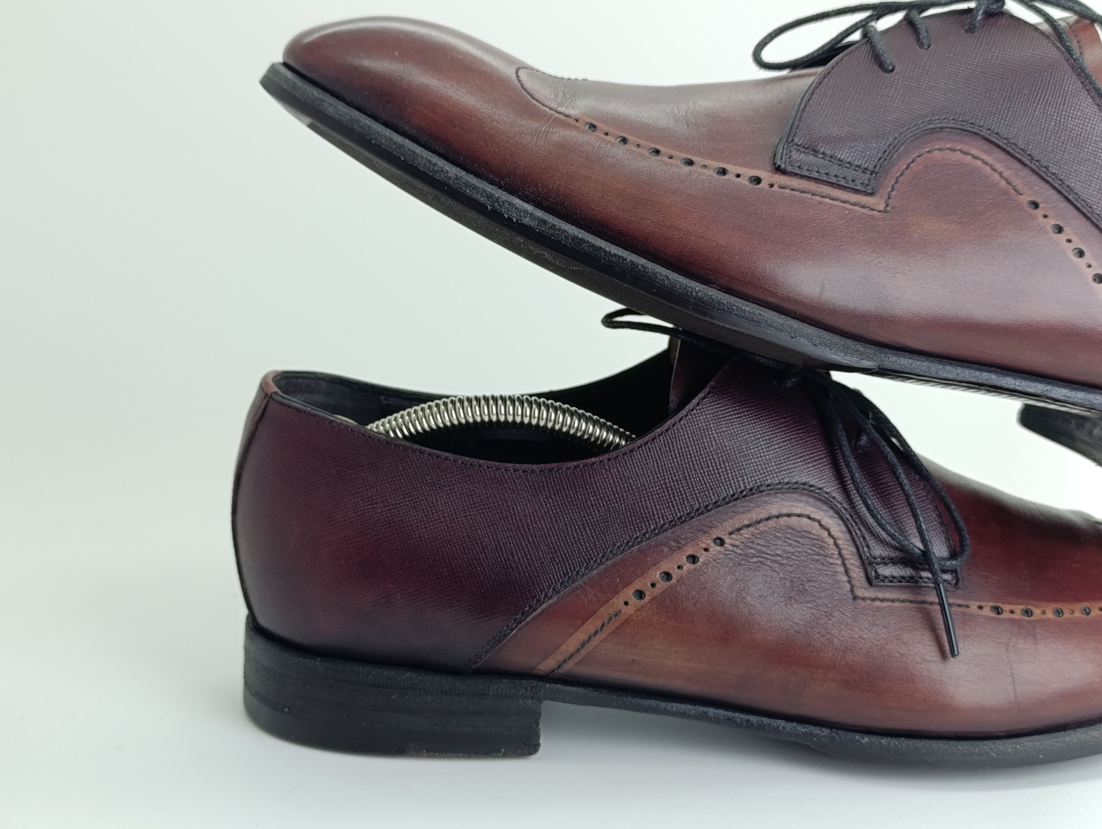 Barrett BARRETT ITALIAN LEATHER FORMAL DERBY Size US 12.5 / EU 45-46 - 5 Thumbnail