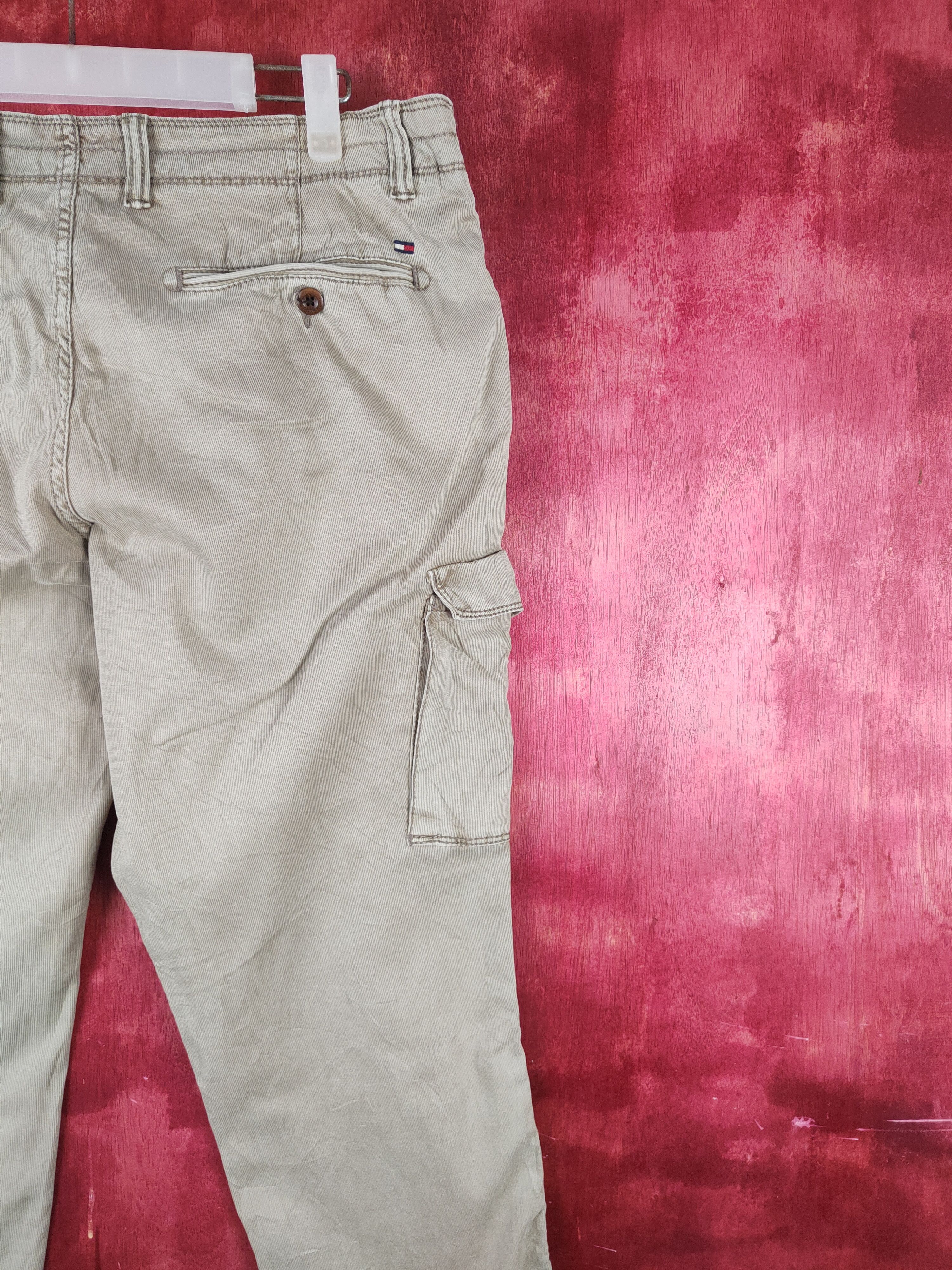 Japanese Brand Tommy Hilfiger Beige Faded Multipocket Cargo Pants #S1326 Size US 34 / EU 50 - 12 Thumbnail