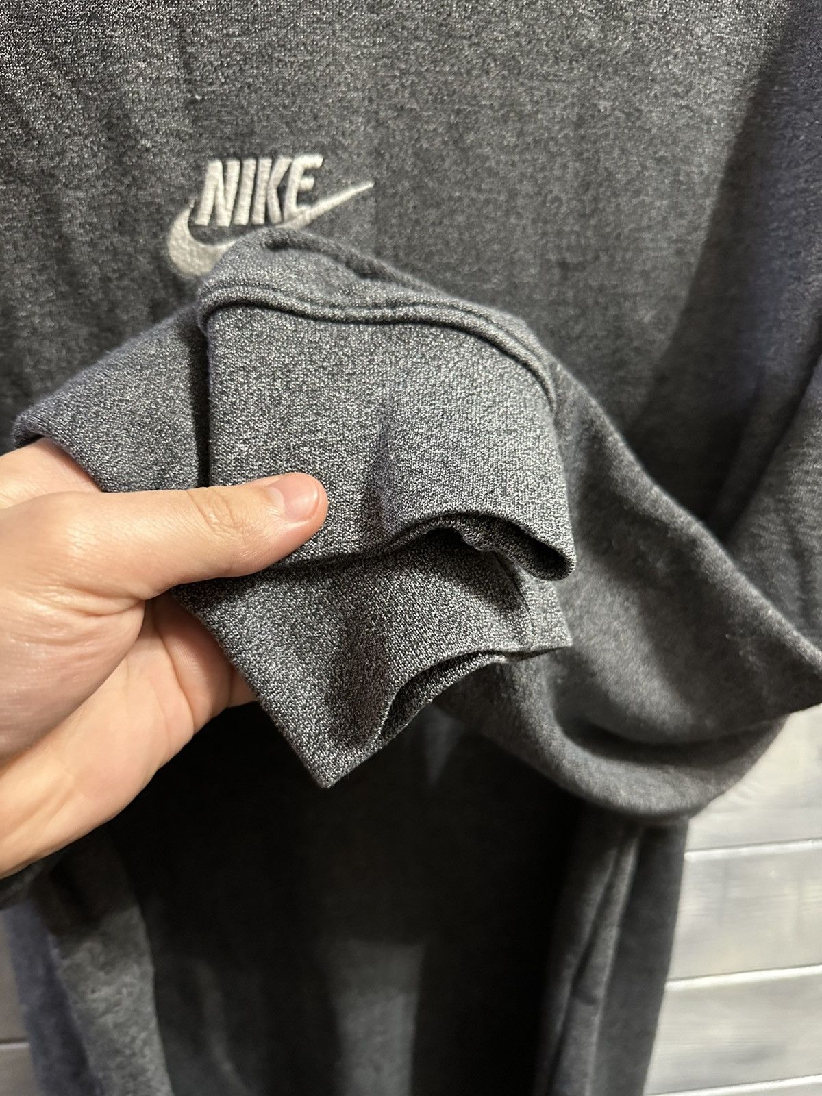 Nike Rare Sweatshirt Nike Centr Logo Small Swoosh Drill. Size US M / EU 48-50 / 2 - 3 Thumbnail