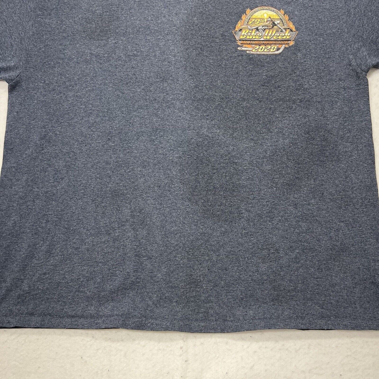 Gildan Daytona Beach Bike Week 2020 XL 79th Annual Graphic T Shirt Size US XL / EU 56 / 4 - 10 Thumbnail