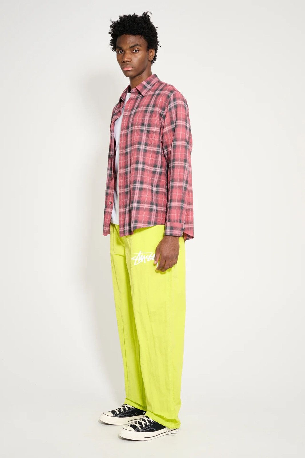 STUSSY BEACH PANTS オレンジ サイズS Brushed Beach Pant – Premier