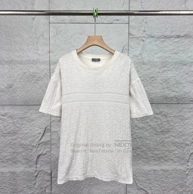 Dior Dior White Cotton Women's T. Size S / US 4 / IT 40 - 1 Thumbnail
