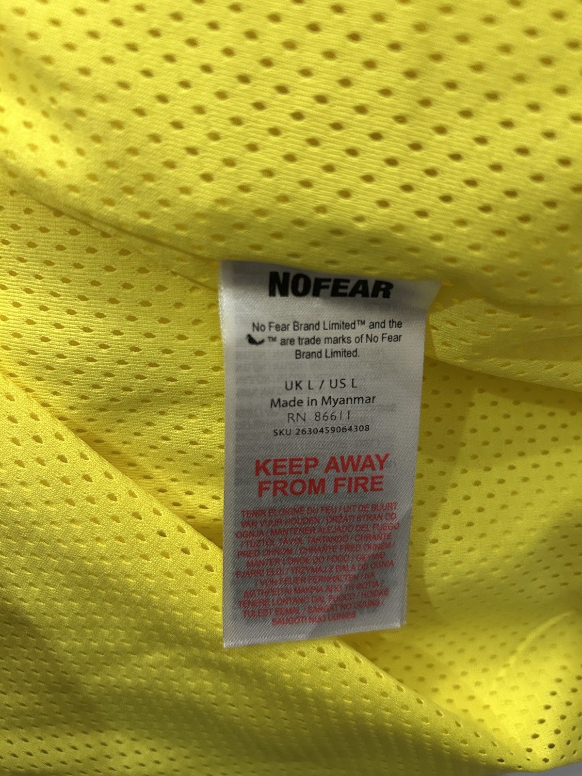 No Fear NO FEAR JACKET Size US L / EU 52-54 / 3 - 6 Thumbnail
