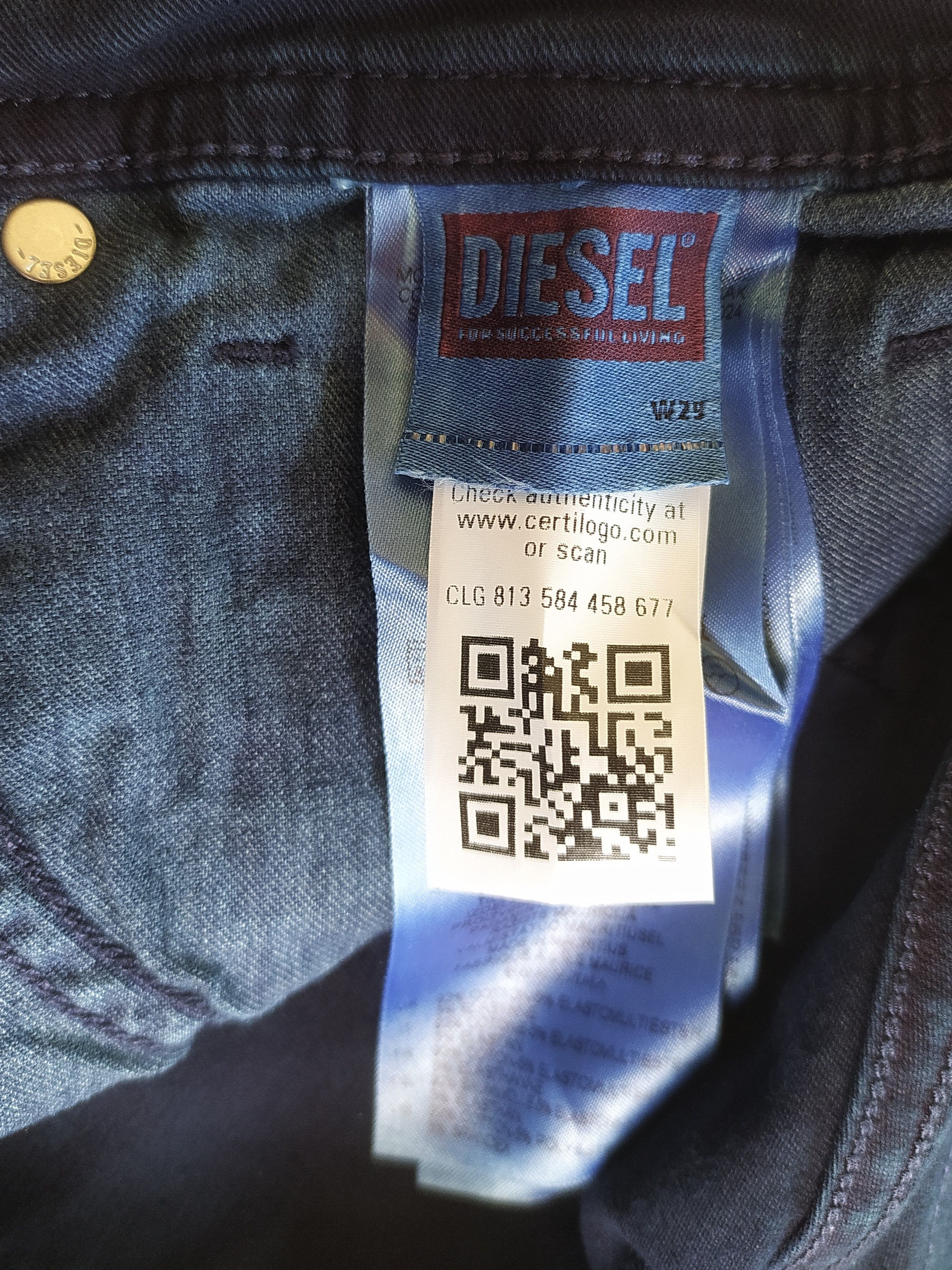 Diesel Diesel 1979 SLEENKER Men's Jeans Free Shipping T/ 9722 Size US 29 - 5 Thumbnail