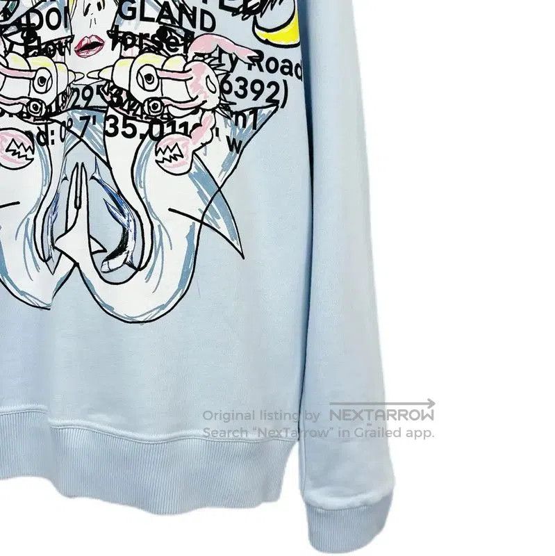 Burberry Burberry Long Sleeve Blue Cotton Sweatshirt. Size S / US 4 / IT 40 - 4 Thumbnail