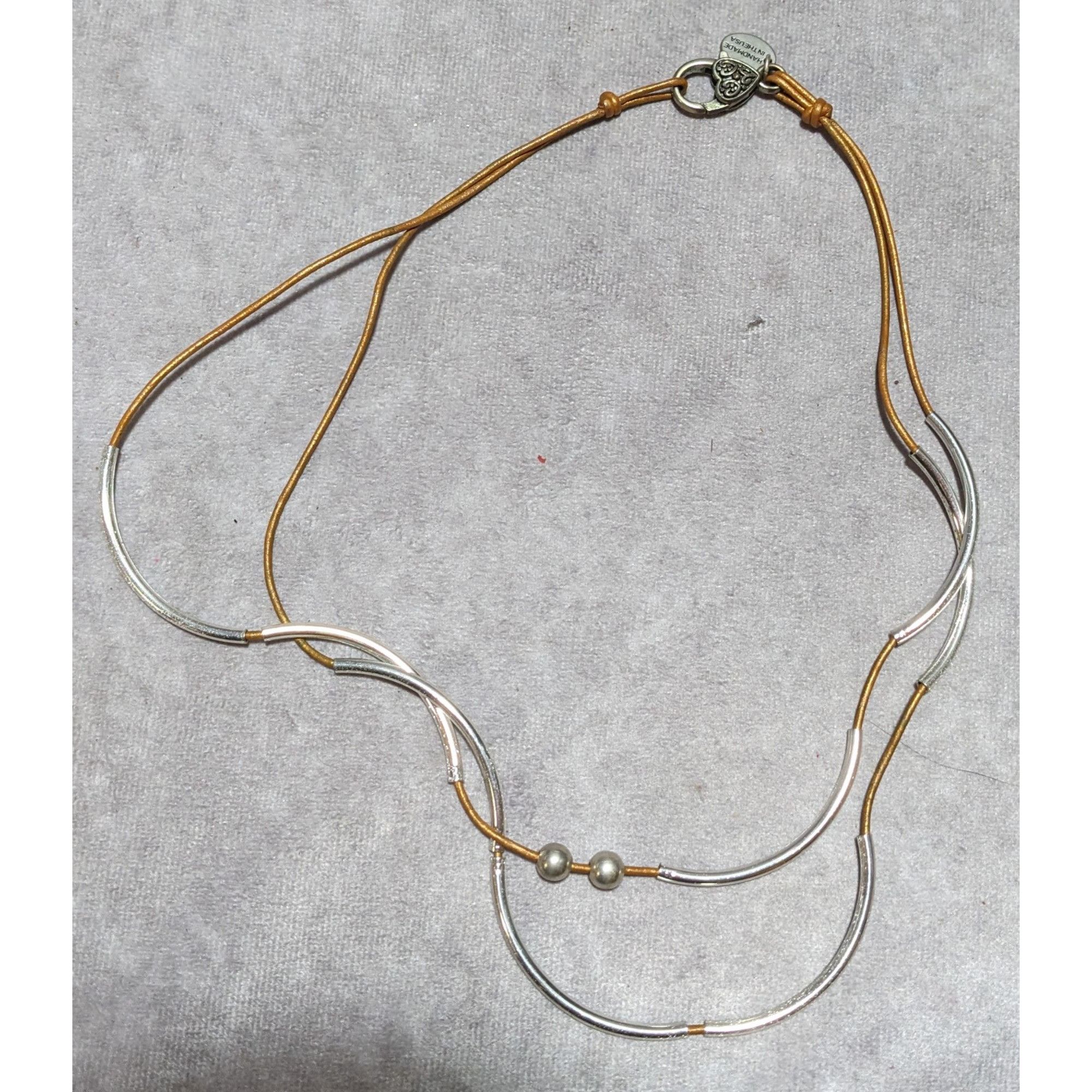 Other Lizzy James Scalloped Leather Necklace Size ONE SIZE - 8 Thumbnail