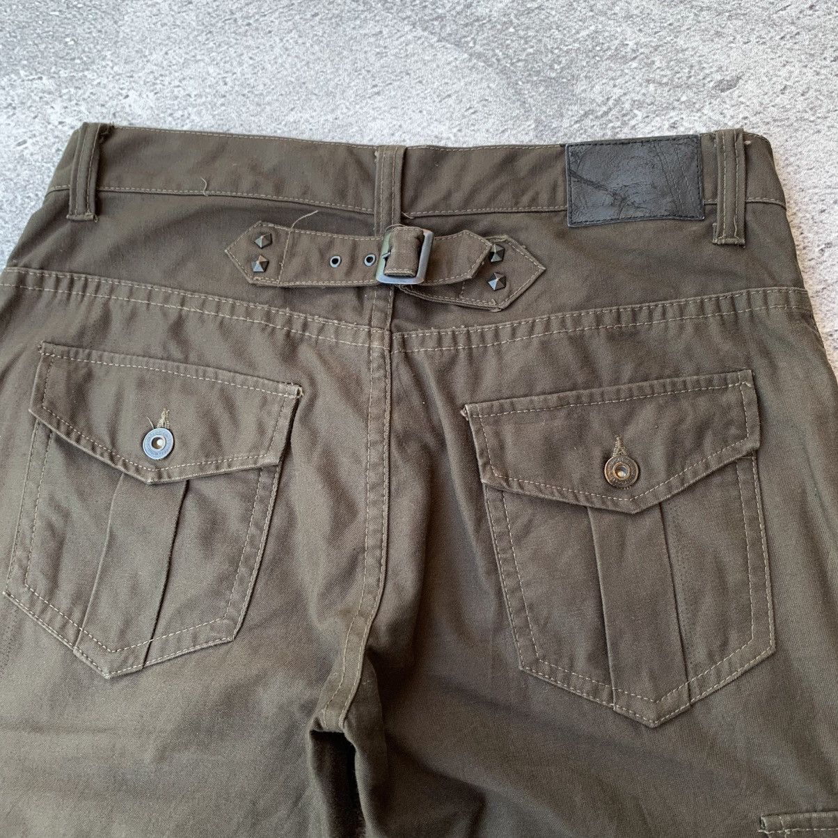 GOSTAR DE FUGA Fuga Studded Zip Cargo Flared Pants Size US 30 / EU 46 - 10 Thumbnail