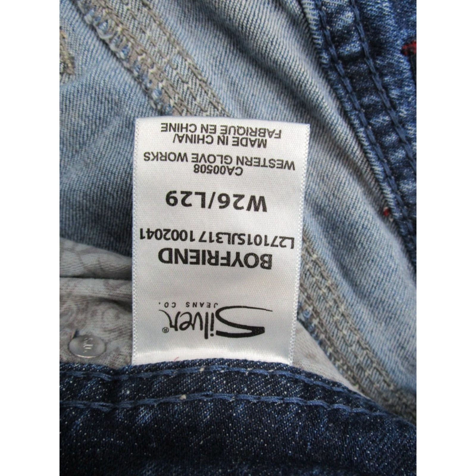Silver Jeans Co. Silver Jeans Boyfriend Denim Cut Off Jeans 30 Blue Stretch Women Mens Size 30" / US 8 / IT 44 - 5 Thumbnail