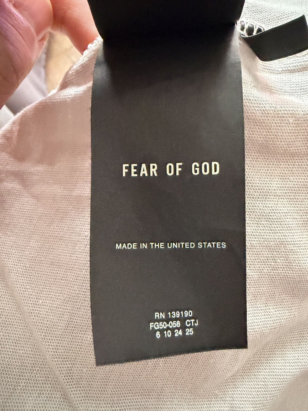 Fear of God Seventh collection t-shirt Size US L / EU 52-54 / 3 - 8 Thumbnail