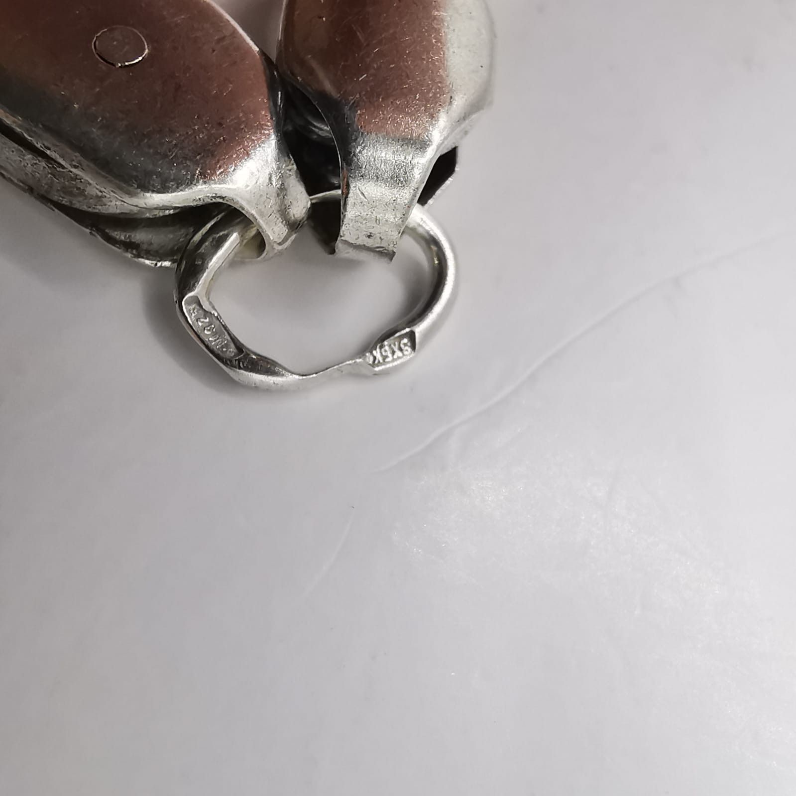 Sterling Silver Vintage Chain,925 Sterling Silver,Signed ,Handmade 57,77g Size ONE SIZE - 5 Thumbnail