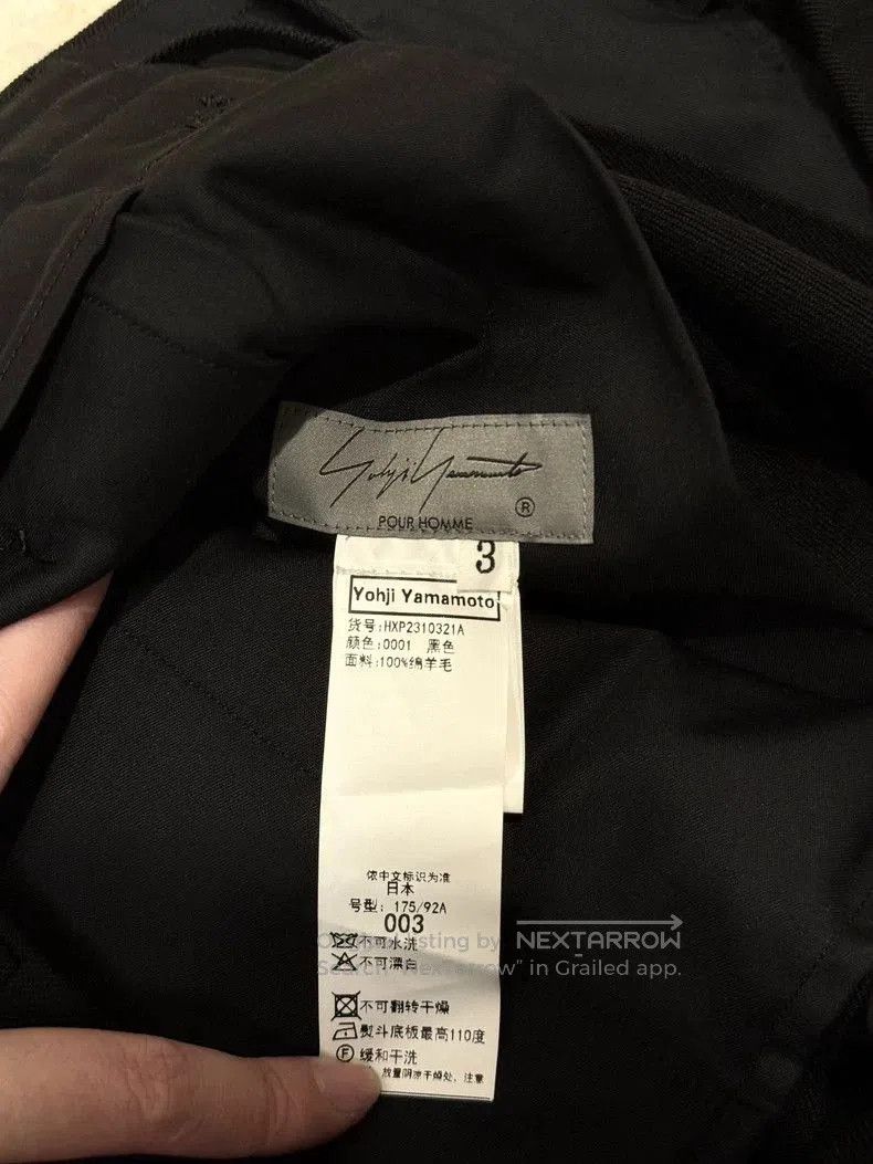 Yohji Yamamoto Yohji Yamamoto Men's Wool Pants 3. Size US 39 - 5 Thumbnail