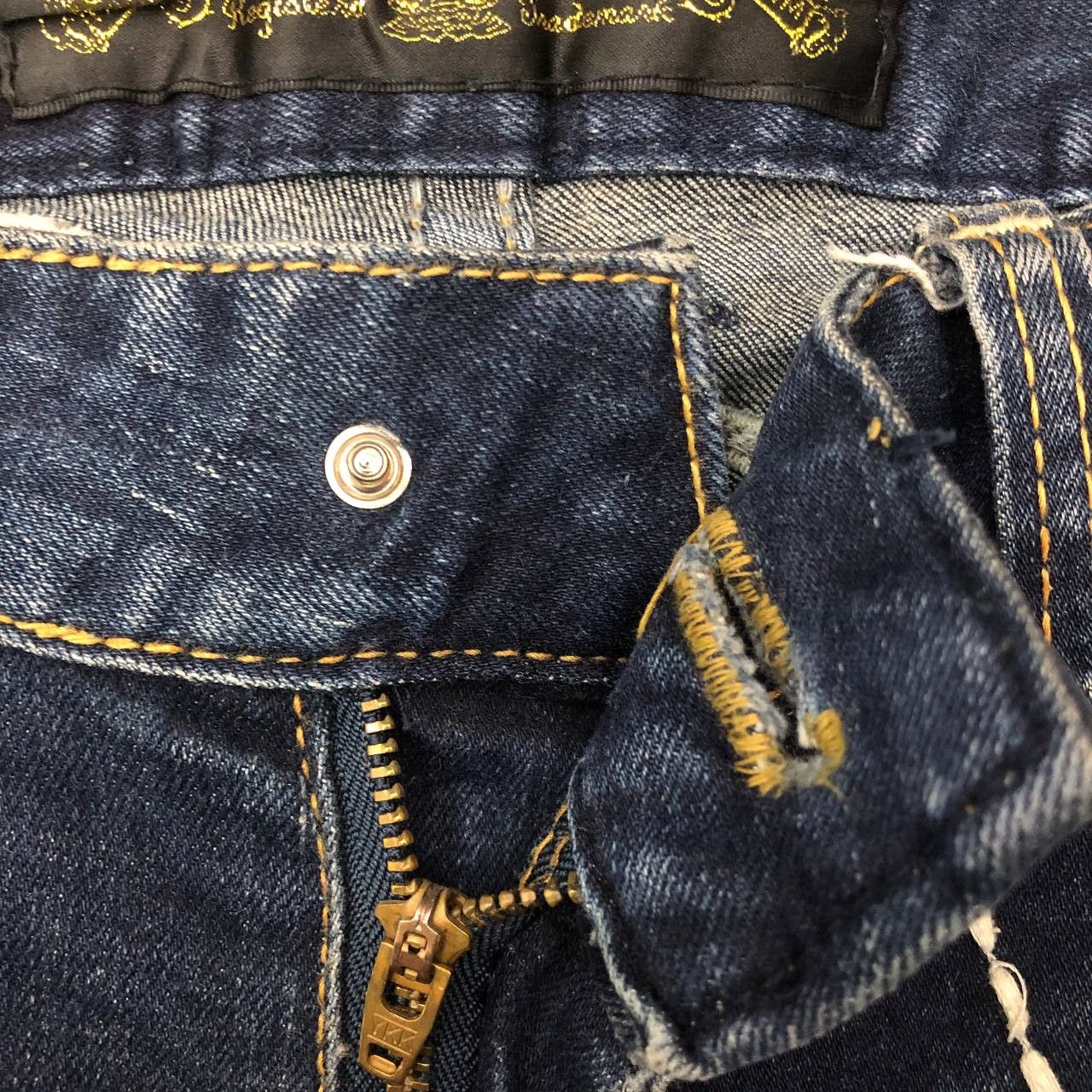 Japanese Brand P808 RED PEPPER FLARED JAPAN JEANS Size 32" / US 10 / IT 46 - 8 Thumbnail