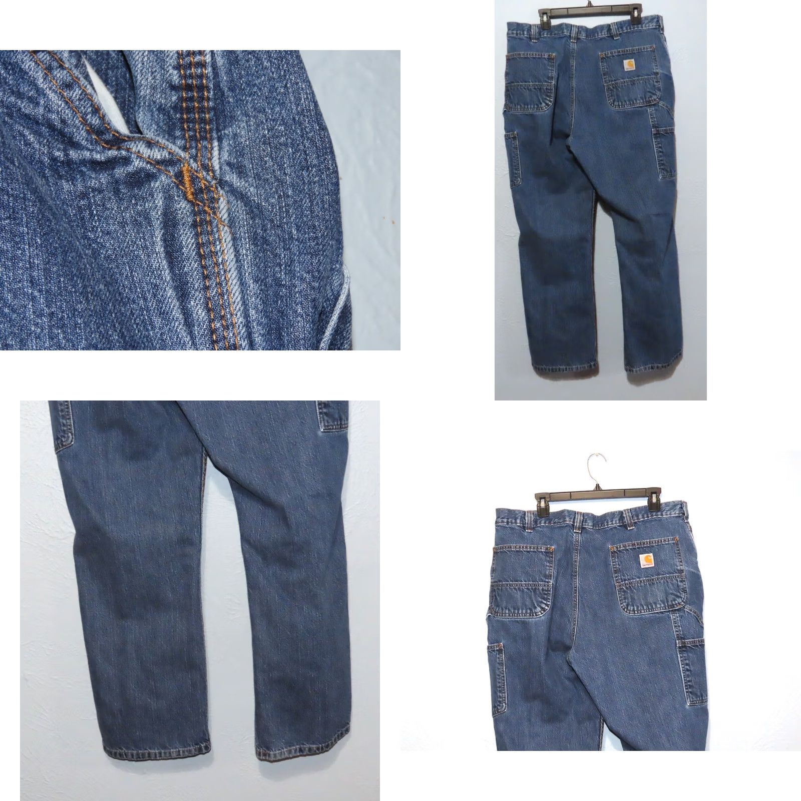 Carhartt VINTAGE Carhartt BD4941-M Loose Fit Carpenter Jeans 38x30 Men Blue Denim Size US 38 / EU 54 - 8 Thumbnail