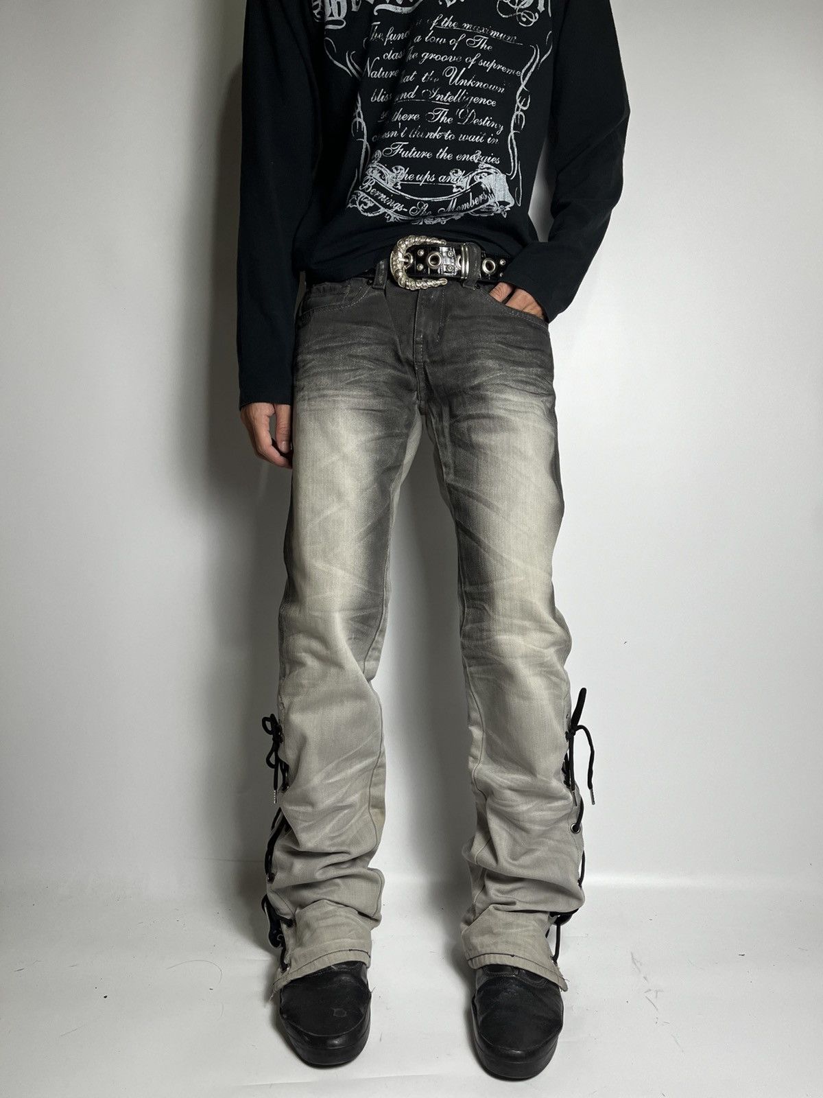 Lace up Flared dohc revolution japanese brand
