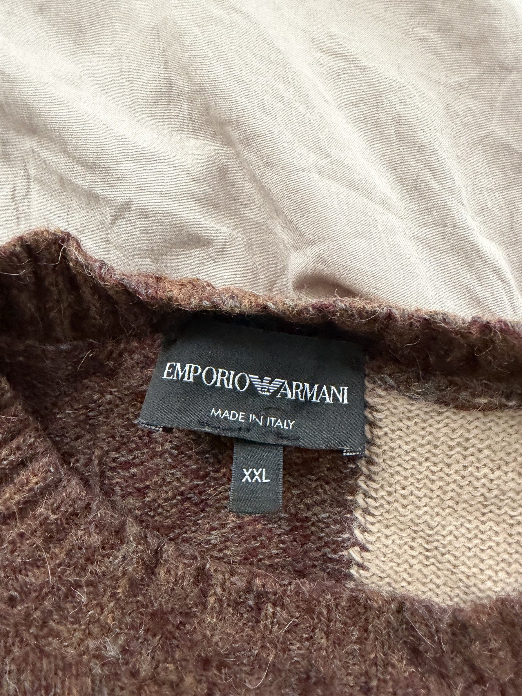 Emporio Armani Emporio Armani Alpaca Color Block Sweater XXL AS-IS Size US XXL / EU 58 / 5 - 7 Thumbnail