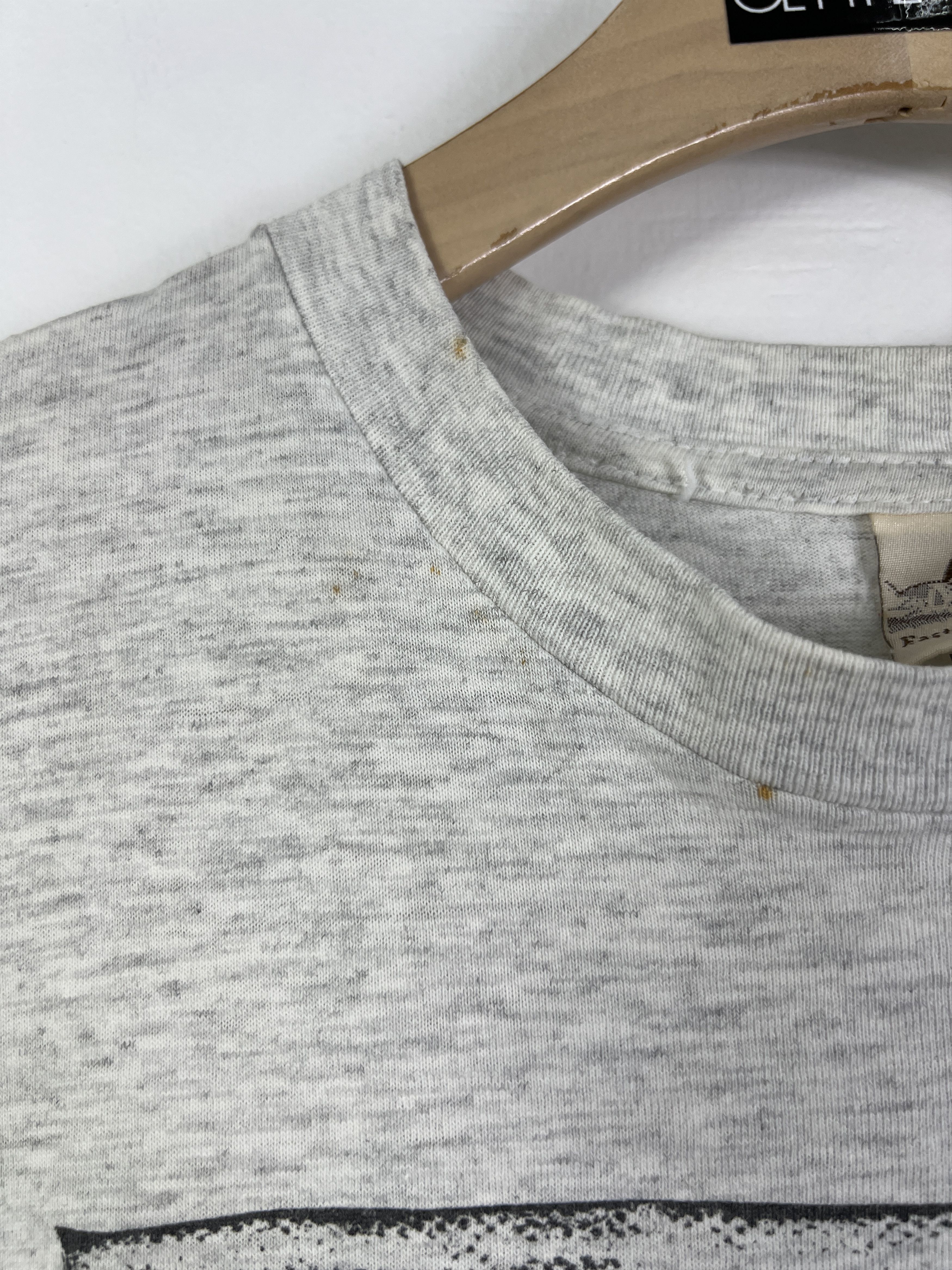 Vintage No.4940 Vintage 90s Camping Trekking Art Graphic Tee (L) Size US L / EU 52-54 / 3 - 6 Thumbnail