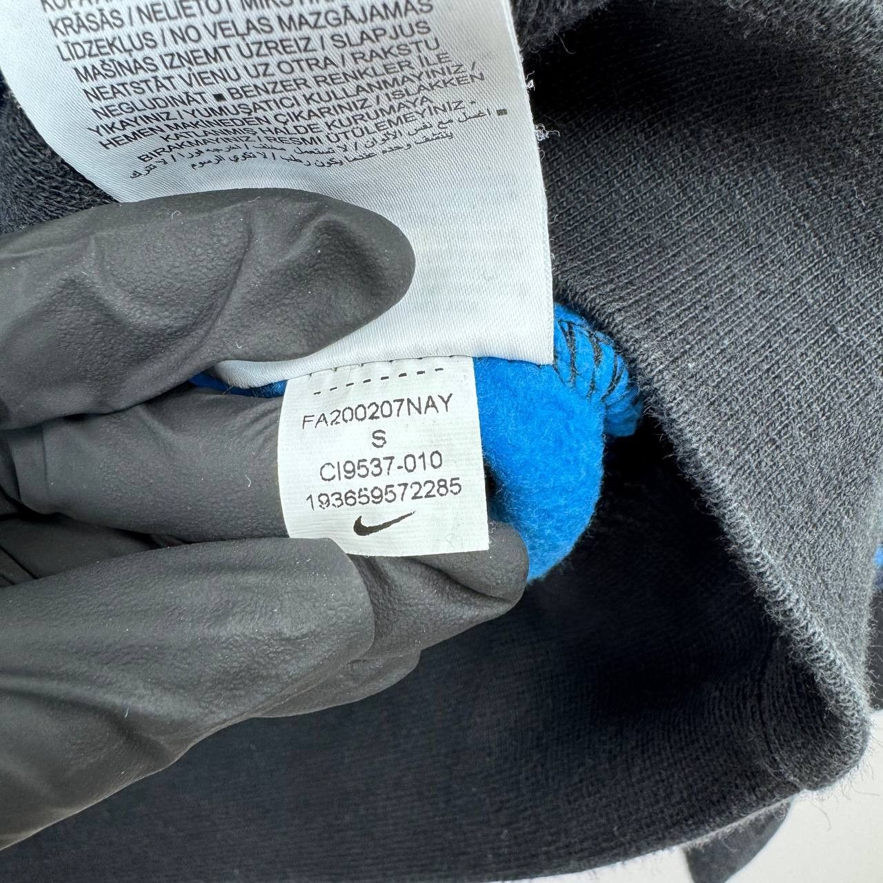 Nike Nike Inter Milan Hoodie Blue Pullover Sweatshirt Size S Size US S / EU 44-46 / 1 - 7 Thumbnail