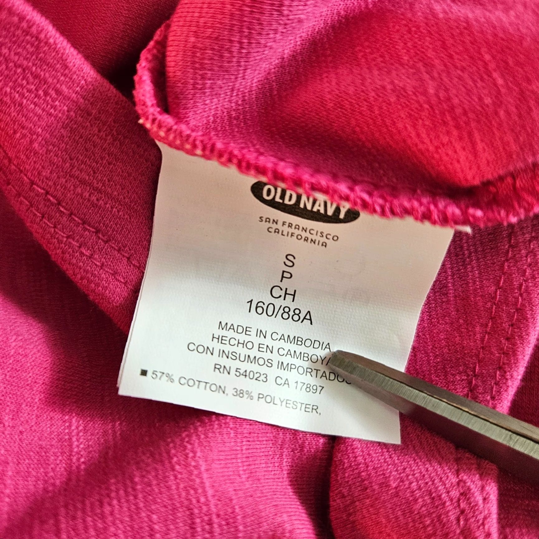 Old Navy Old Navy Womens Dress Solid Pink Sleeveless Cotton Blend Sz S Size S / US 4 / IT 40 - 6 Thumbnail