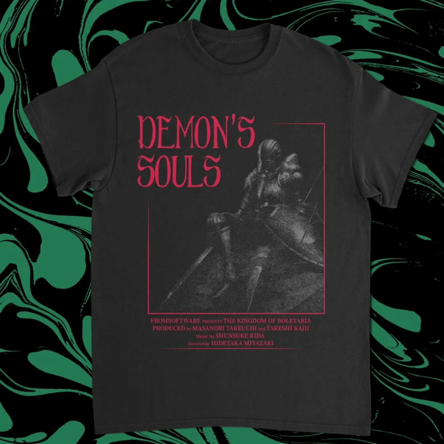 Vintage The kingdom of Boletaria - Demon's Souls Soulsborne T-shirt Size US M / EU 48-50 / 2 - 1 Thumbnail