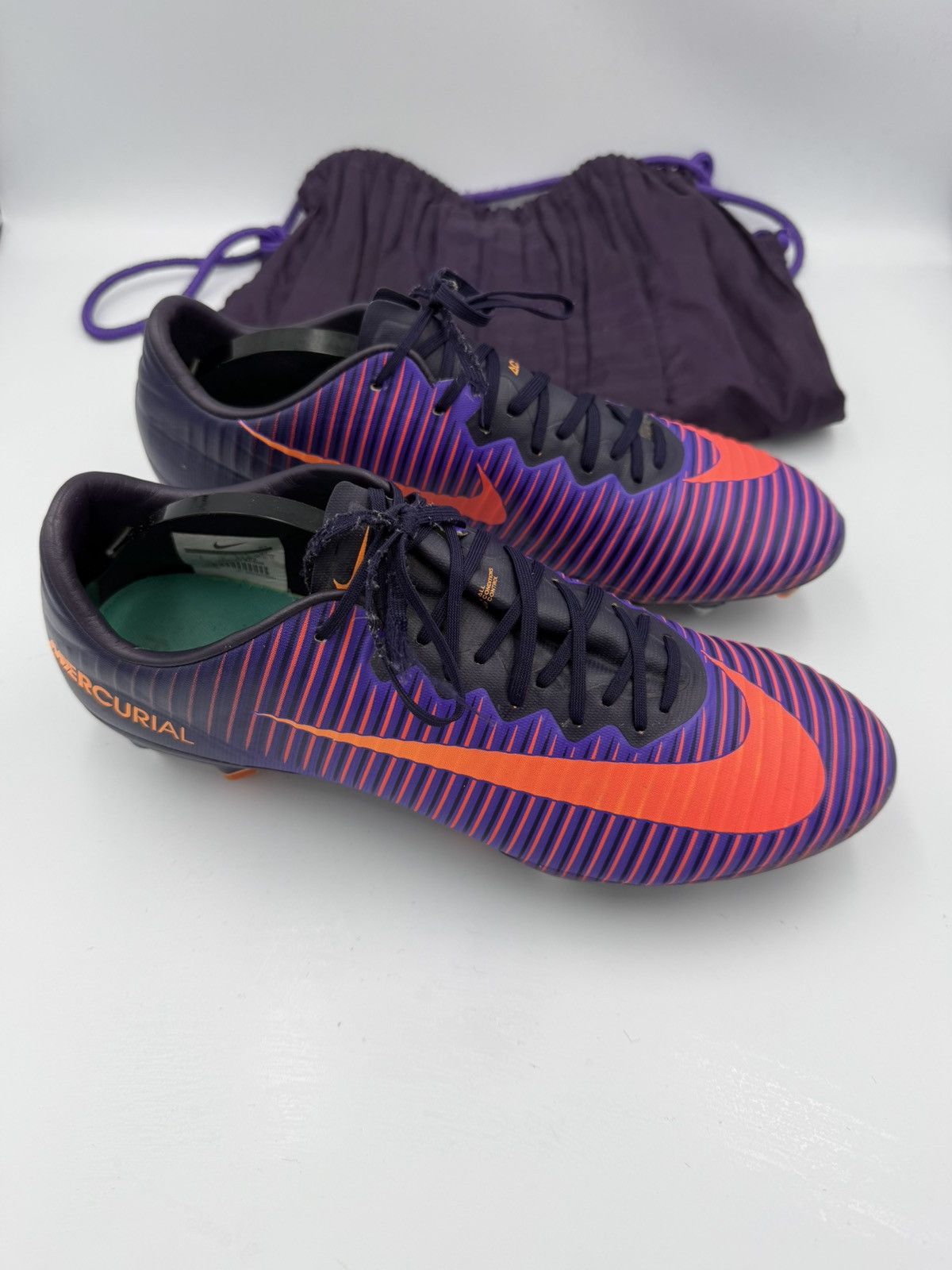 Nike Nike Mercurial Vapor 11 Purple Football Soccer Cleats US9 Size US 9 / EU 42 - 2 Thumbnail