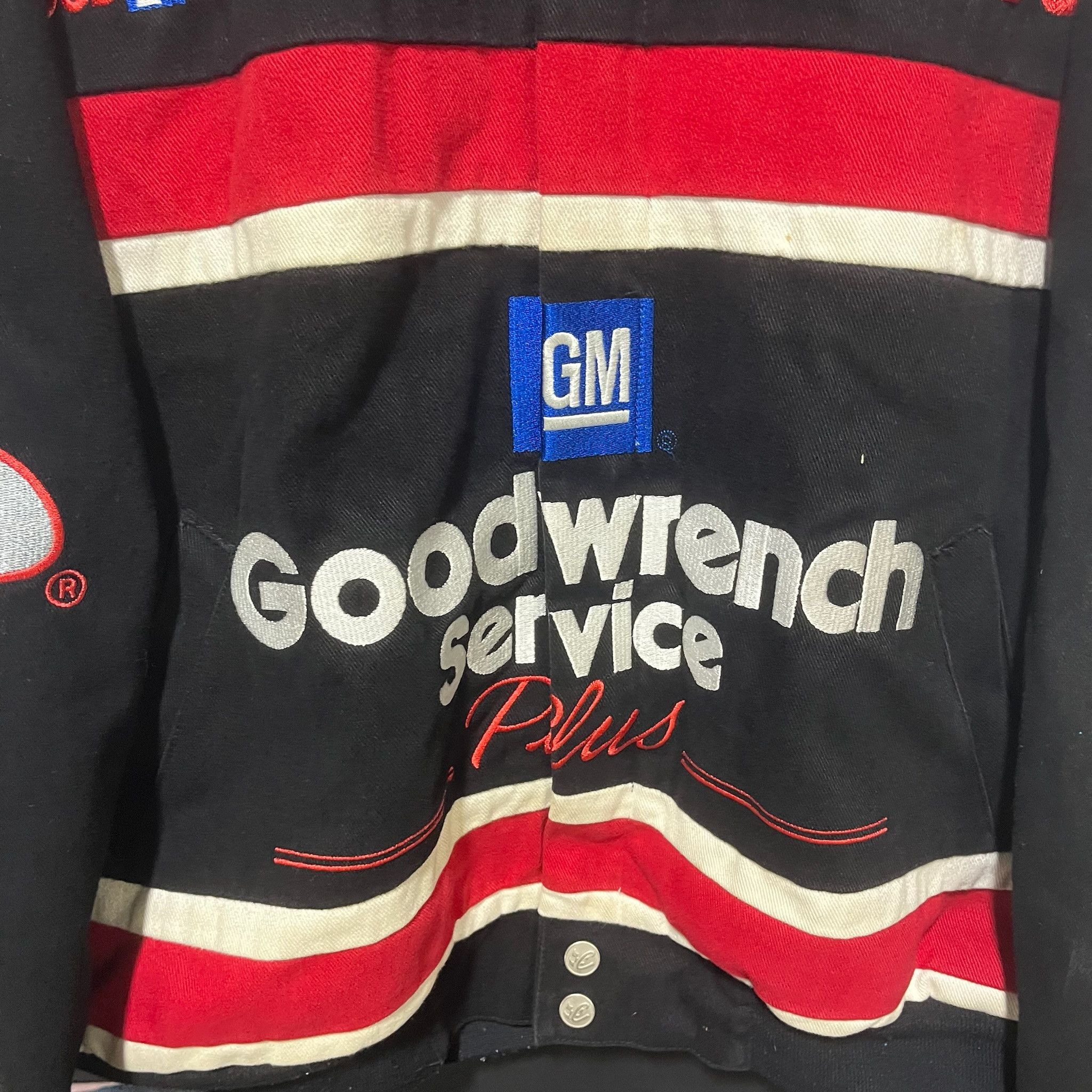 Chase Authentics VINTAGE DALE EARNHARDT GOODWRENCH NASCAR 90s RACING JACKET Size US XL / EU 56 / 4 - 3 Thumbnail