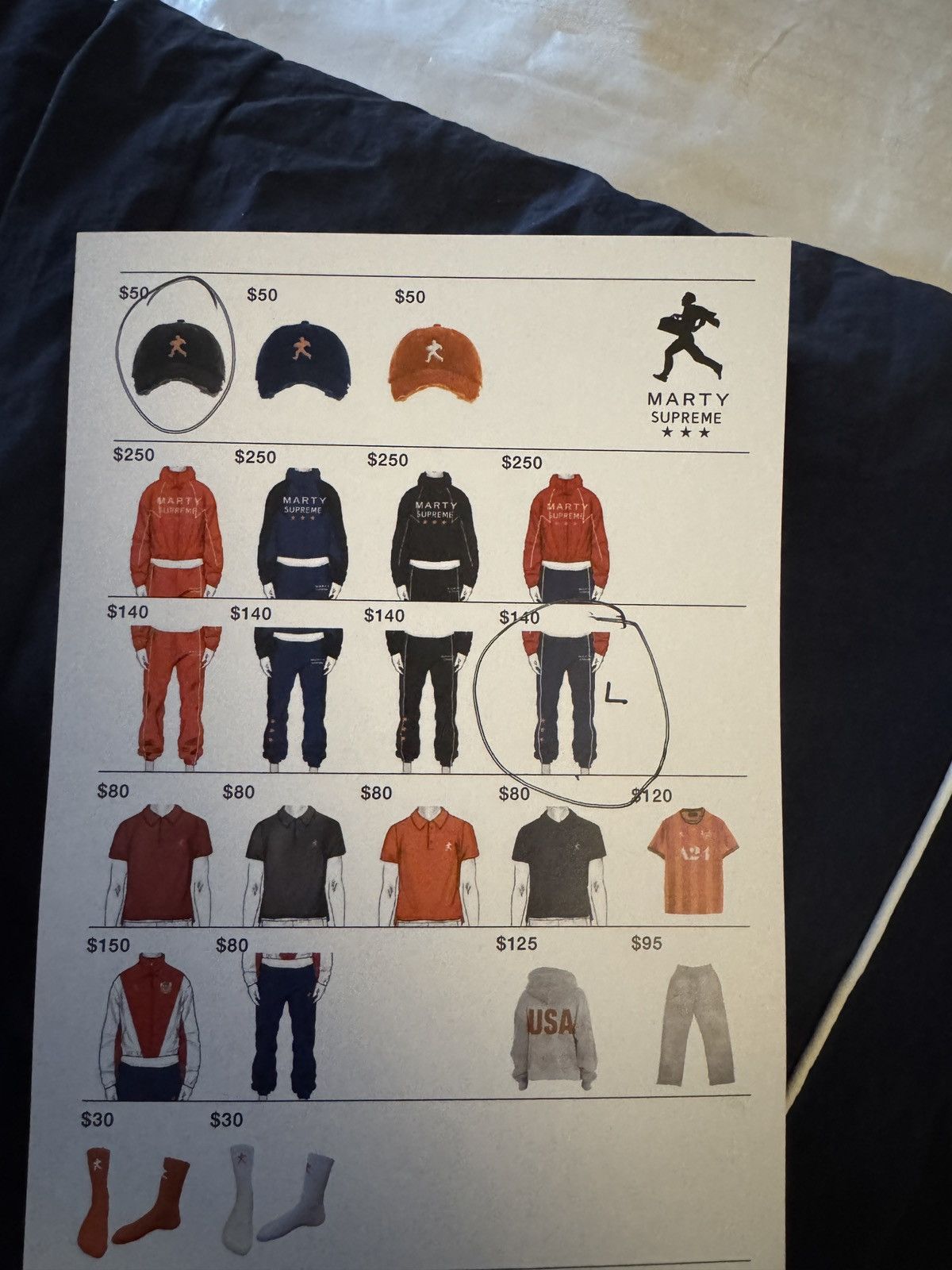 Louis Vuitton Navy Trackpants