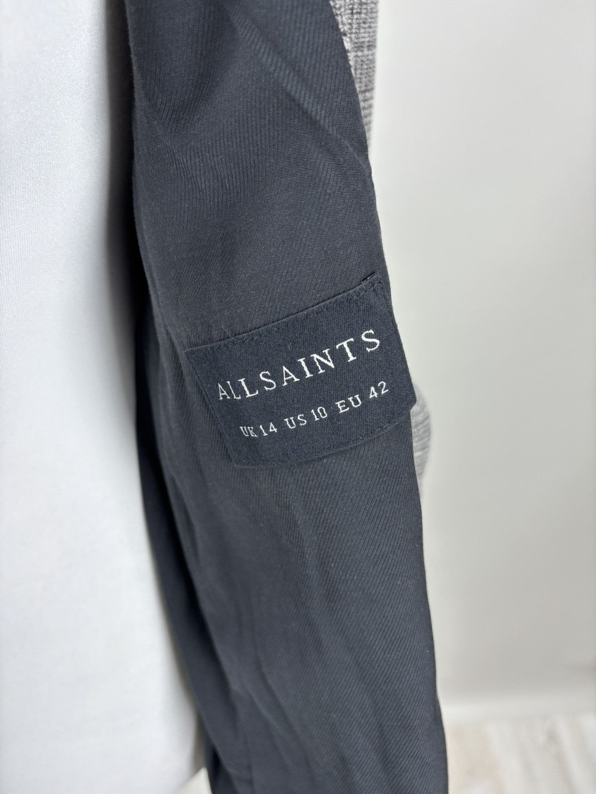 Allsaints Womens blazer All Saints Size 10 Color Gray Size L / US 10 / IT 46 - 11 Thumbnail
