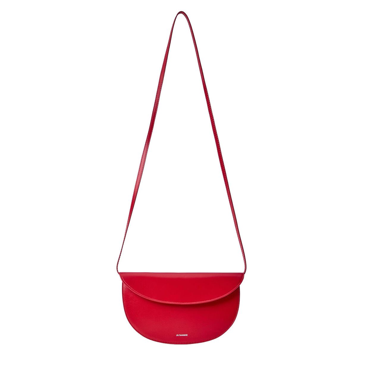 Jil Sander JIL SANDER Curve Red Shoulder Bag New & Authentic Size ONE SIZE - 1 Thumbnail