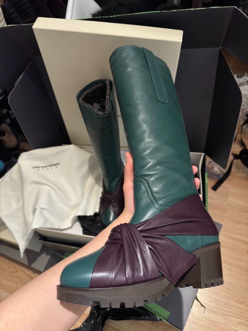 Kiko Kostadinov Kiko kostadinov Knot Bow Boots Size US 6.5 / IT 36.5 - 3 Thumbnail