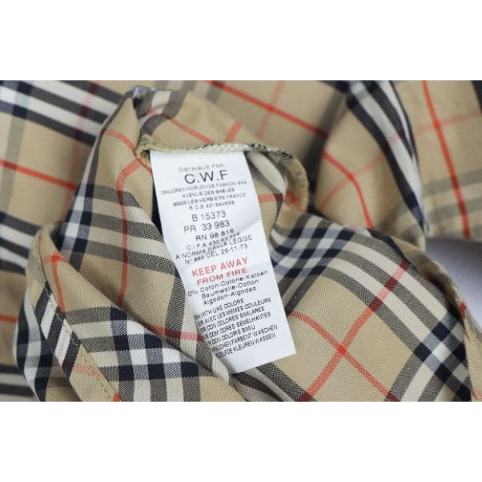 Burberry Burberry Beige Nova Check Cotton Blouses Top Shirt 12 size Size XL / US 12-14 / IT 48-50 - 5 Thumbnail