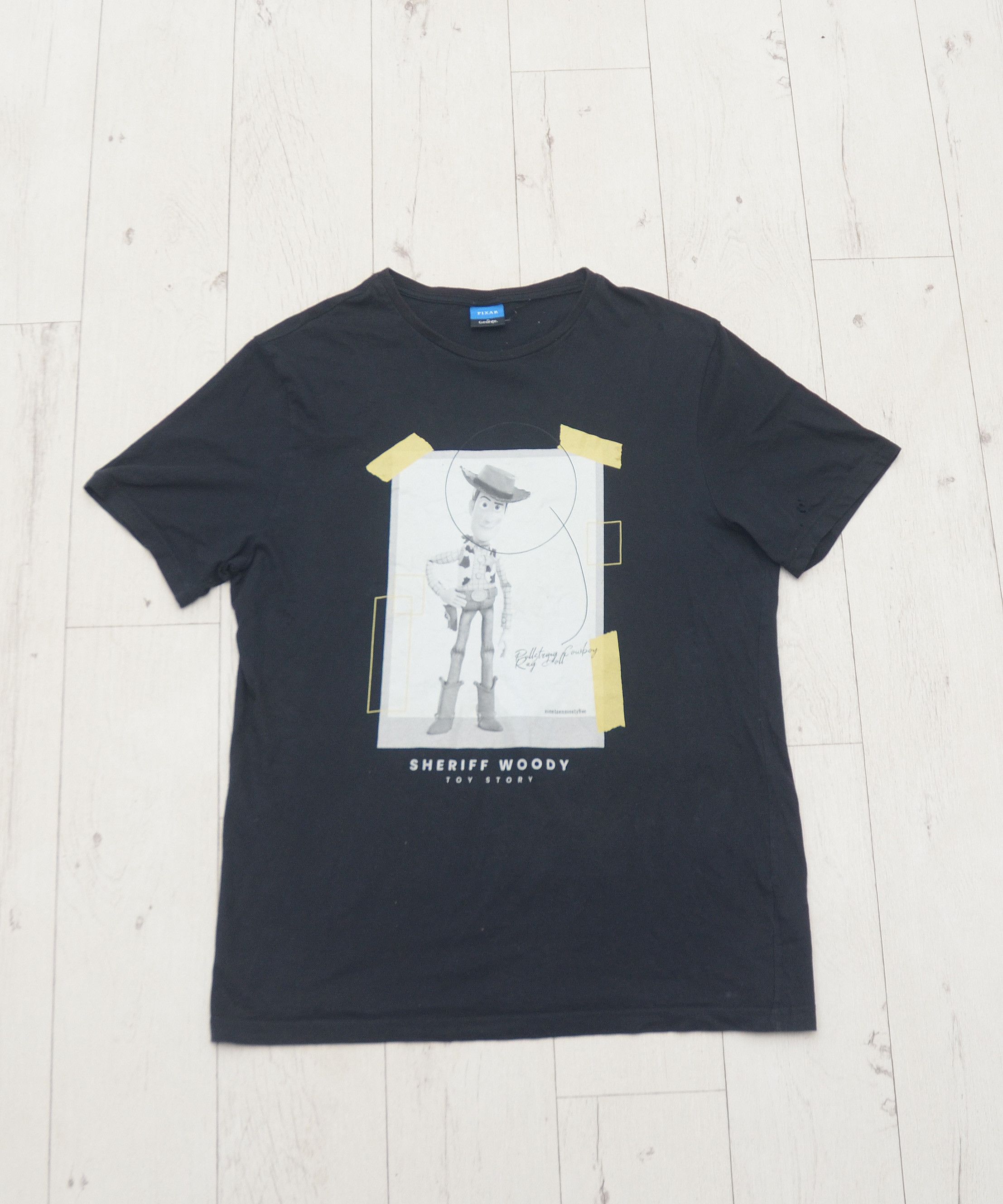 Disney × Vintage Vintage Disney Pixar Toy Story Cartoon USA T-shirt Big Logo Size US L / EU 52-54 / 3 - 1 Thumbnail