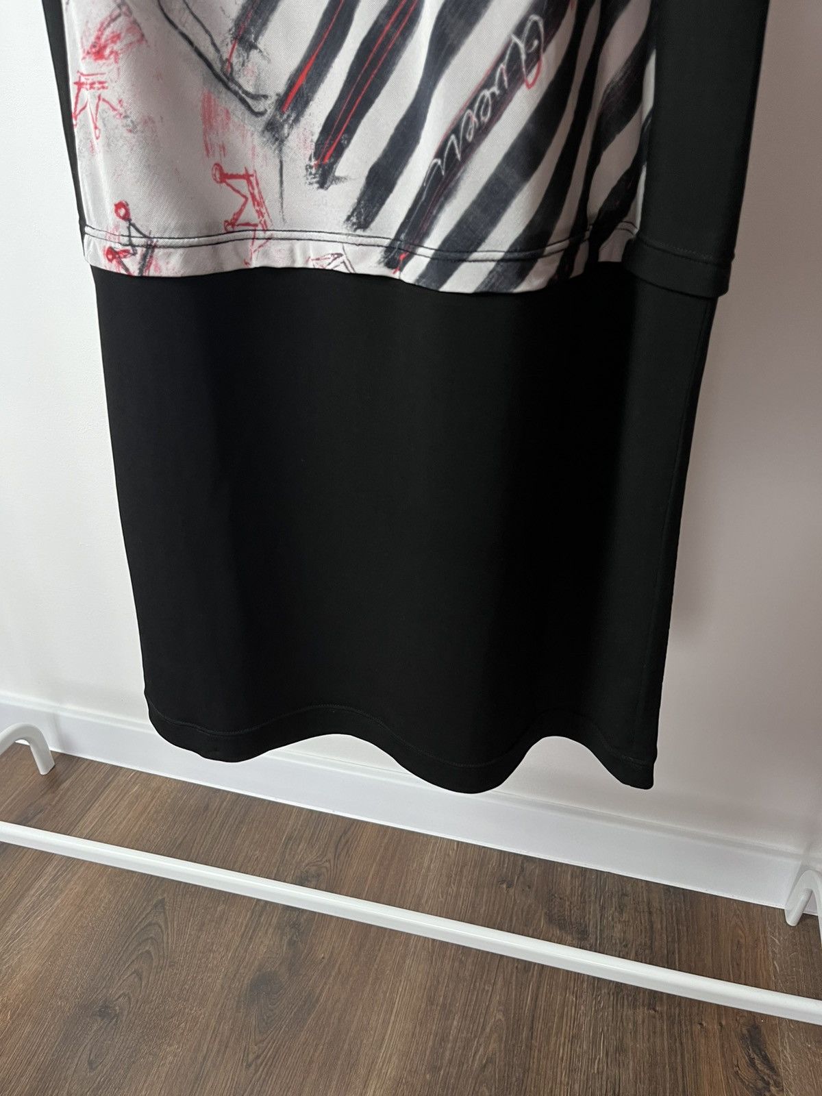 Japanese Brand Save the Queen Graphic Print Midi Dress Made in Italy Size XL / US 12-14 / IT 48-50 - 4 Thumbnail