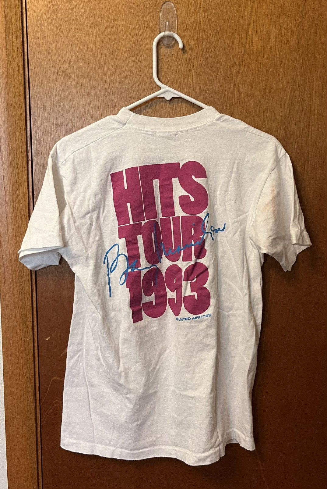 Band Tees × Fruit Of The Loom × Vintage Vintage 1993 Barry Manilow Hits Tour Tee Size US M / EU 48-50 / 2 - 11 Thumbnail