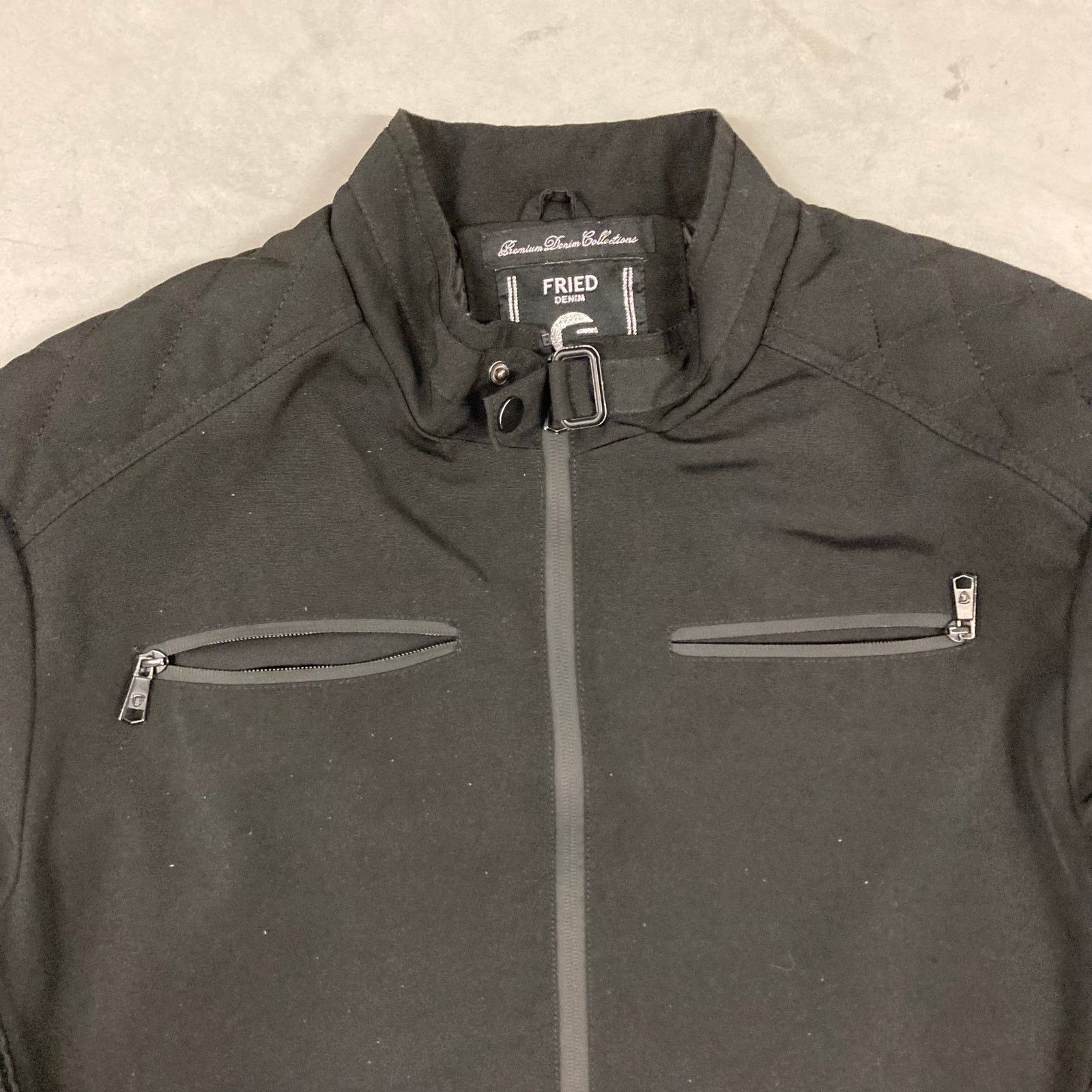 Vintage vintage y2k slim moto jacket Size US XL / EU 56 / 4 - 3 Thumbnail