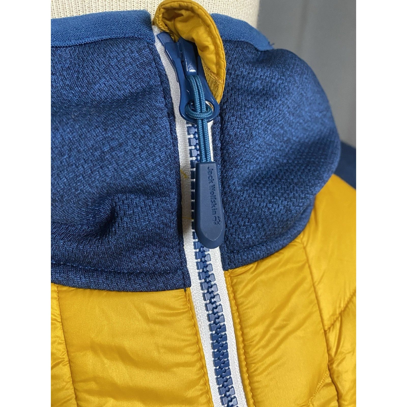 Jack Wolfskin Jack Wolfskin Skyland Crossing Men's Yellow Blue Hybrid Hood Size US M / EU 48-50 / 2 - 9 Thumbnail