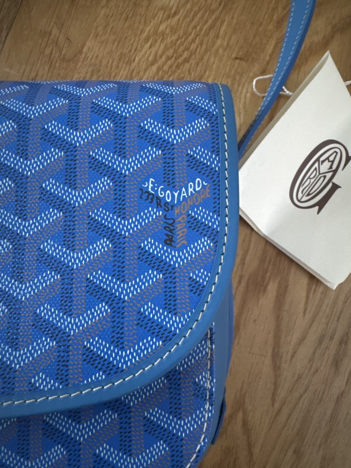 Goyard Authentic - GOYARD BELVEDERE II SKY BLUE PM MESSENGER BAG Size ONE SIZE - 21 Thumbnail