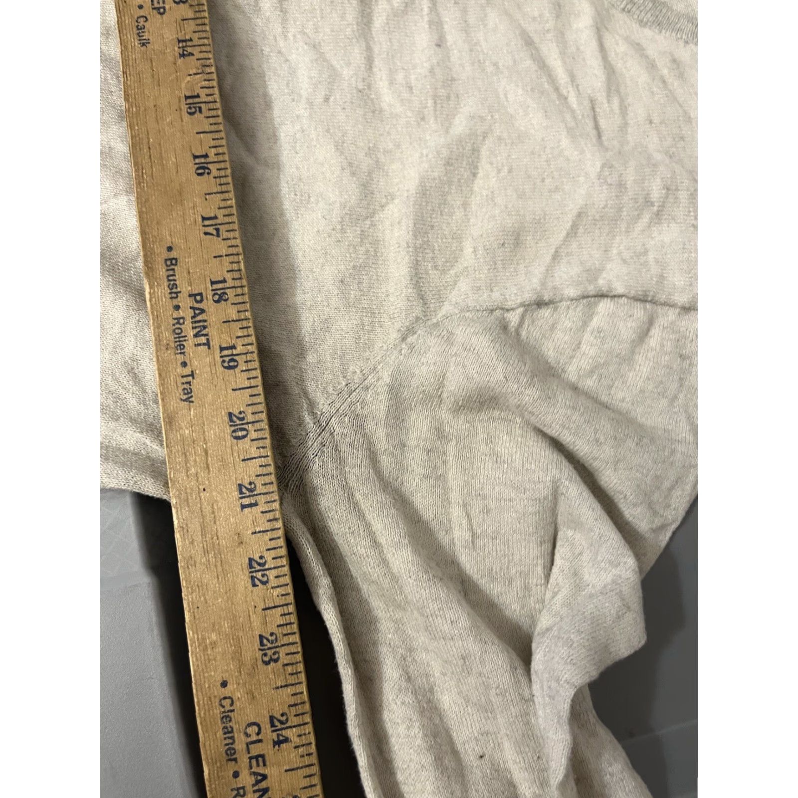J.Crew J Crew Mens Size L Cashmere Cotton Blend Crew Neck Sweater Beige Long Sleeve Size US L / EU 52-54 / 3 - 6 Thumbnail