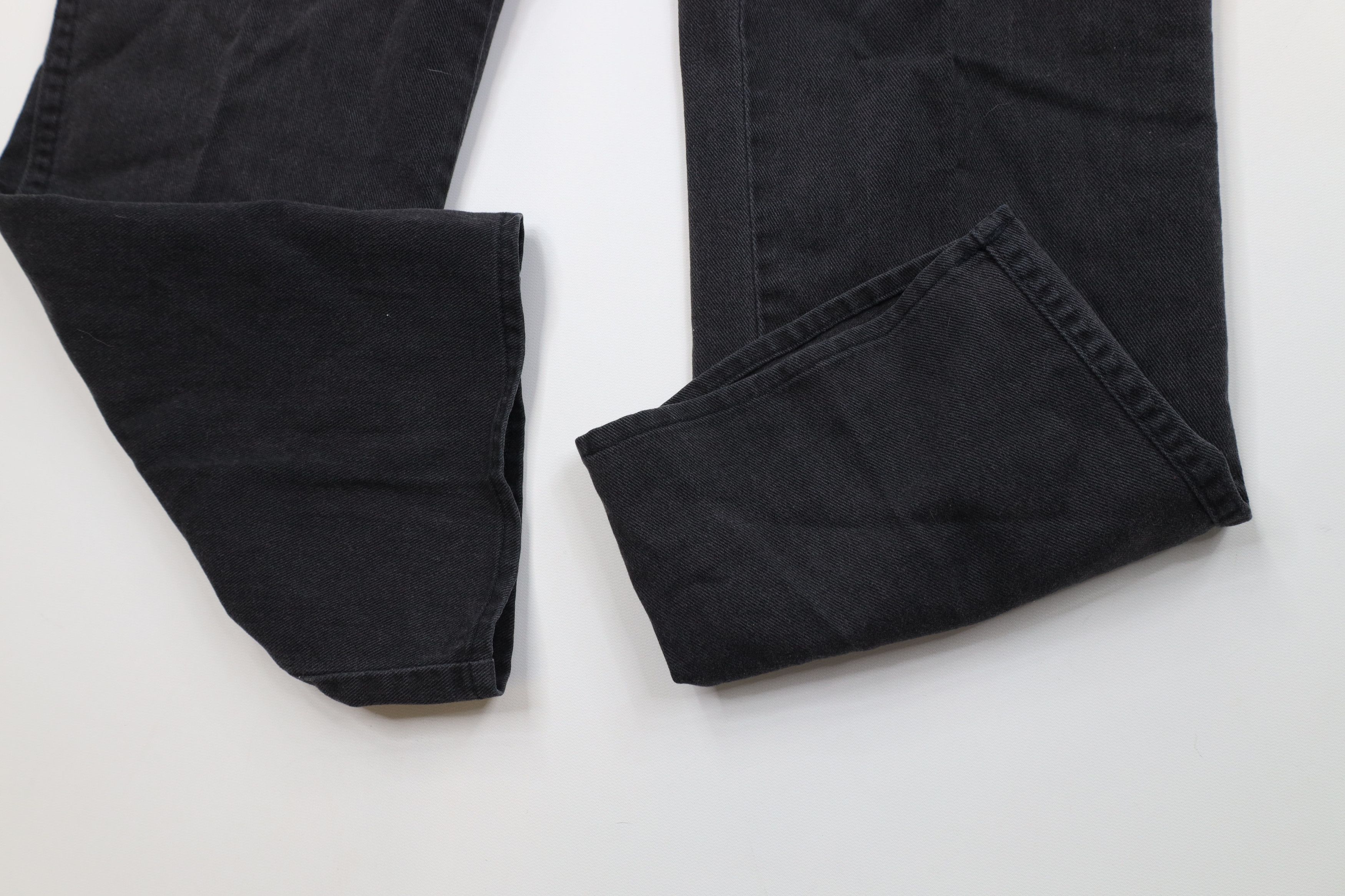Vintage Vintage 70s Streetwear Wide Leg Denim Jeans Black USA Size US 34 / EU 50 - 5 Thumbnail