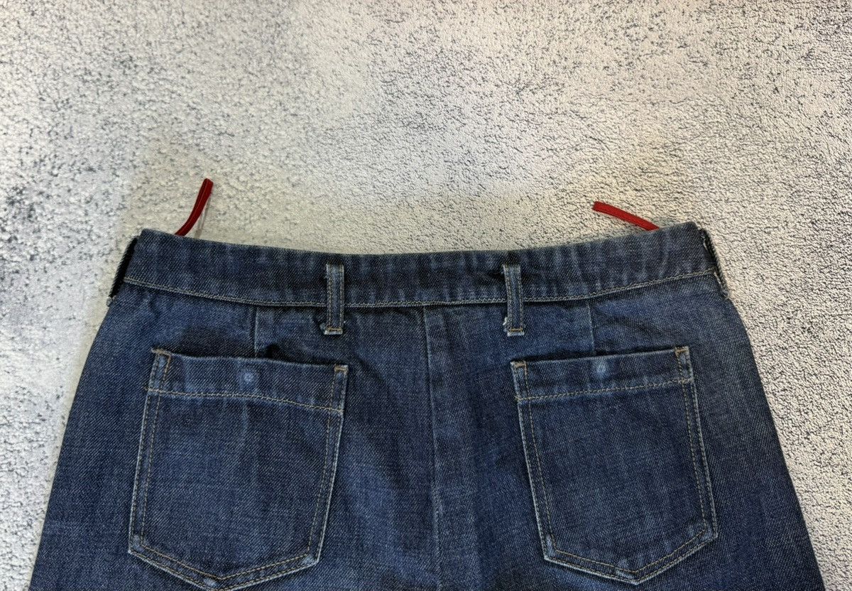 Prada Prada Women’s Jeans Dark Indigo Blue Red Tab Size 42IT Italy Size 28" / US 6 / IT 42 - 19 Thumbnail